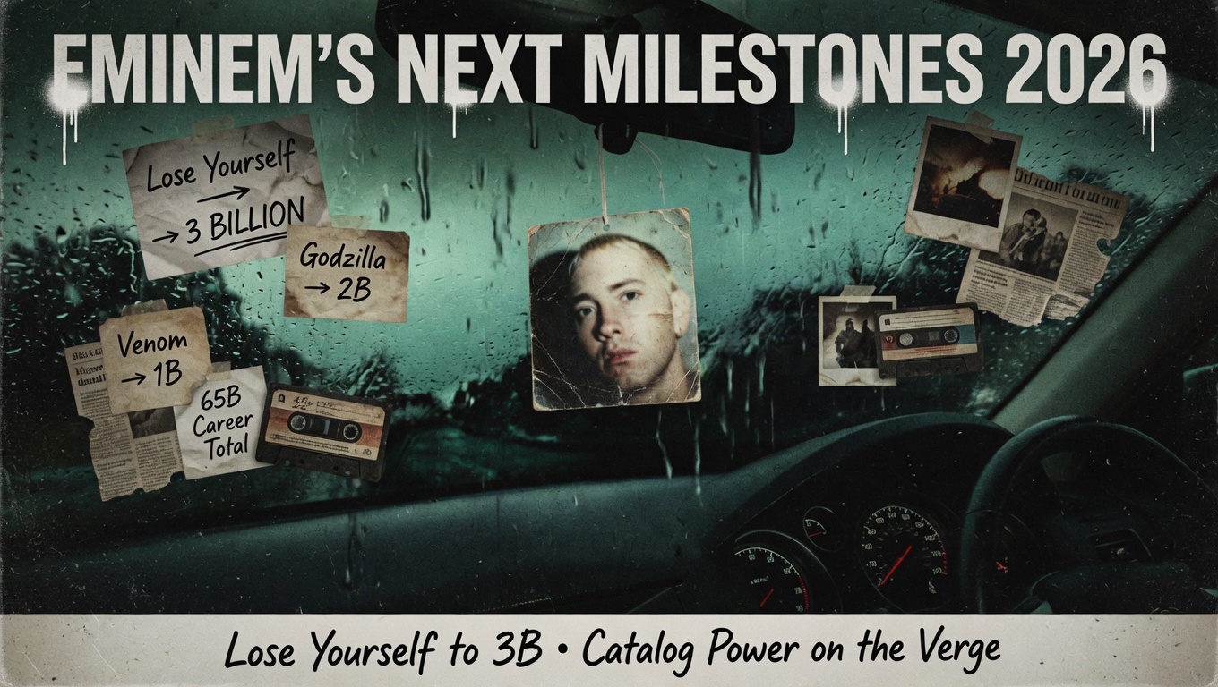 Eminem’s Next Major Streaming Milestones 2026: Lose Yourself to 3B & More
