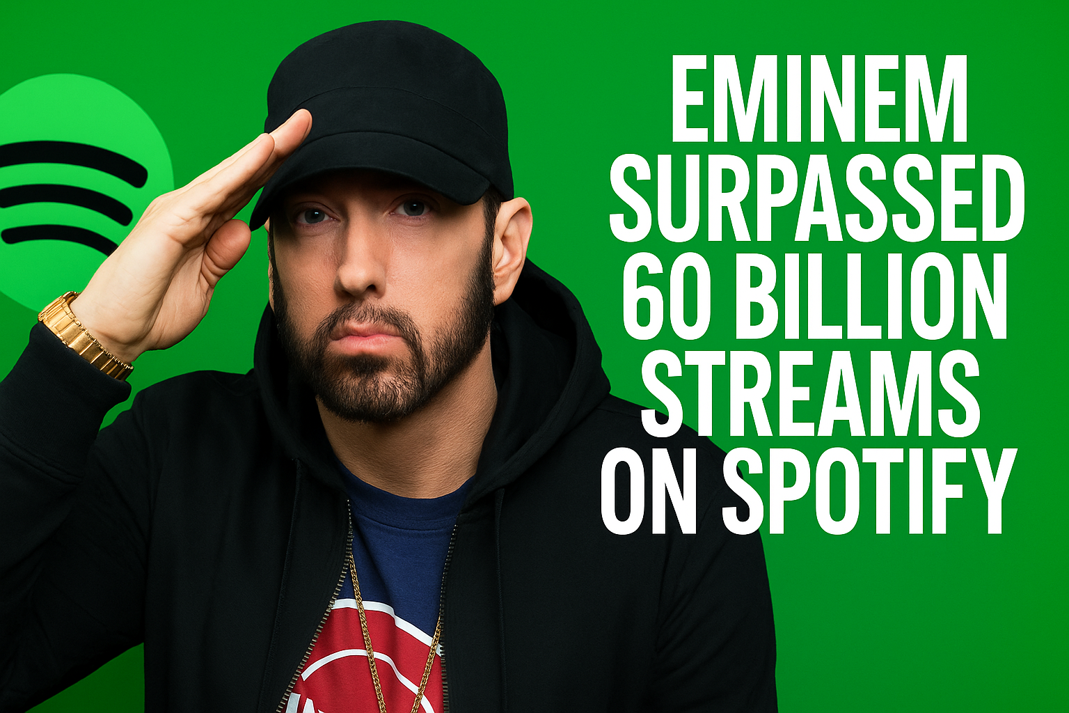 Eminem Surpassed 60 Billion Streams on Spotify